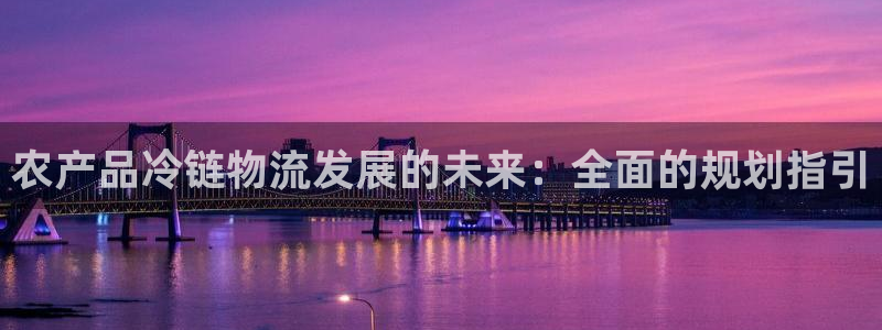 28圈反水：农产品冷链物流发展的未来